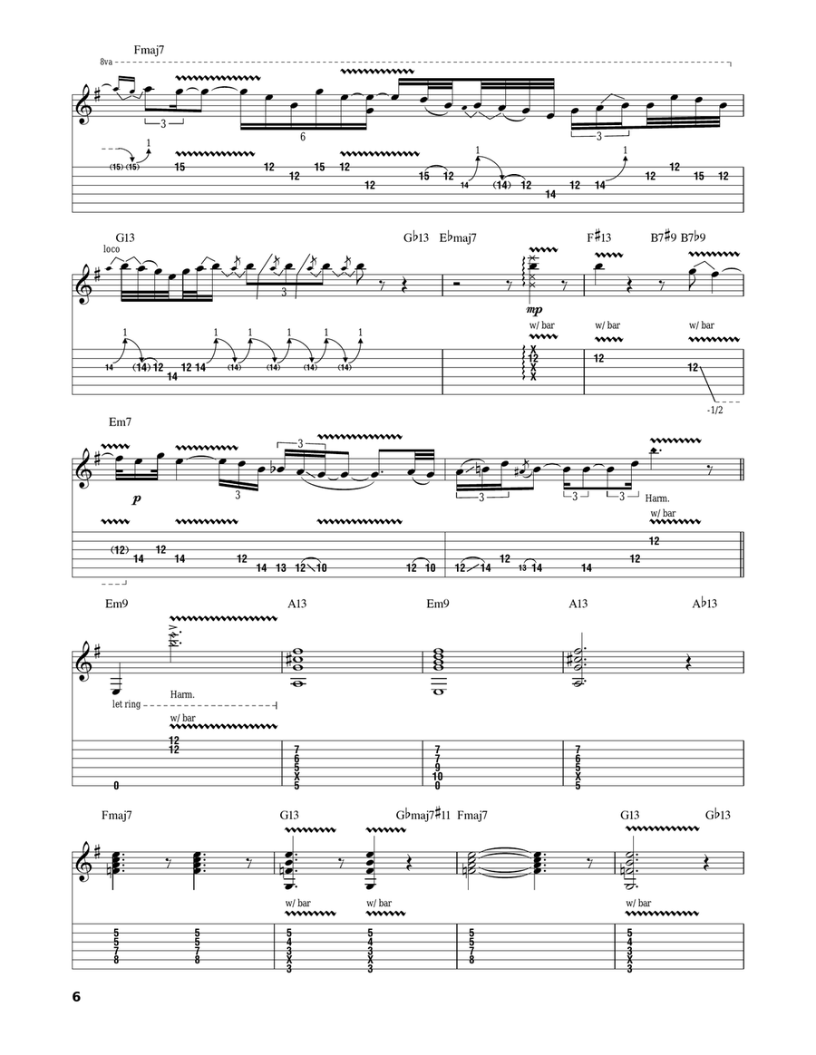 Riviera Paradise Acoustic Guitar scores gallery preview page 6