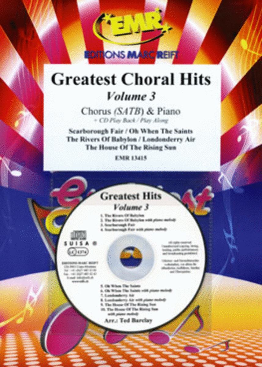 Greatest Choral Hits Volume 3 image number null