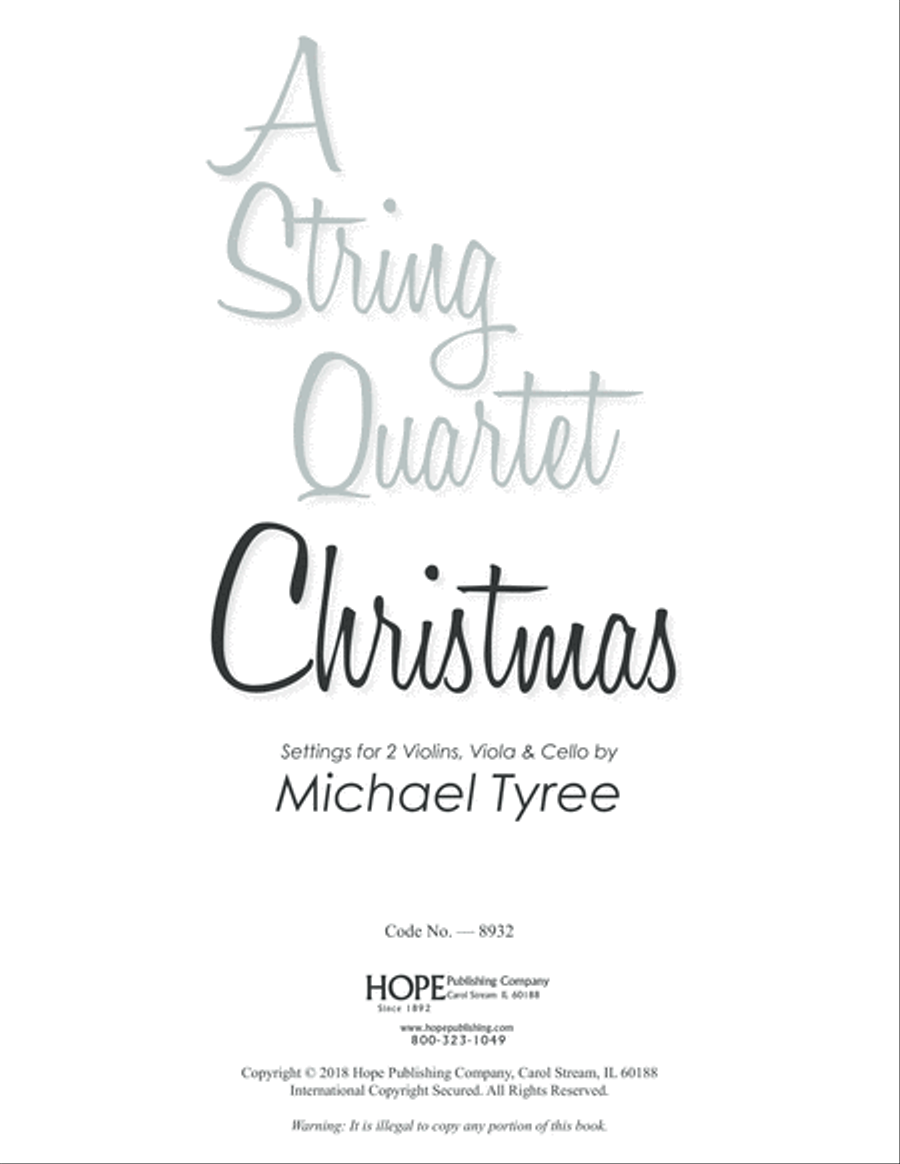 A String Quartet Christmas String Quartet scores gallery preview page 3