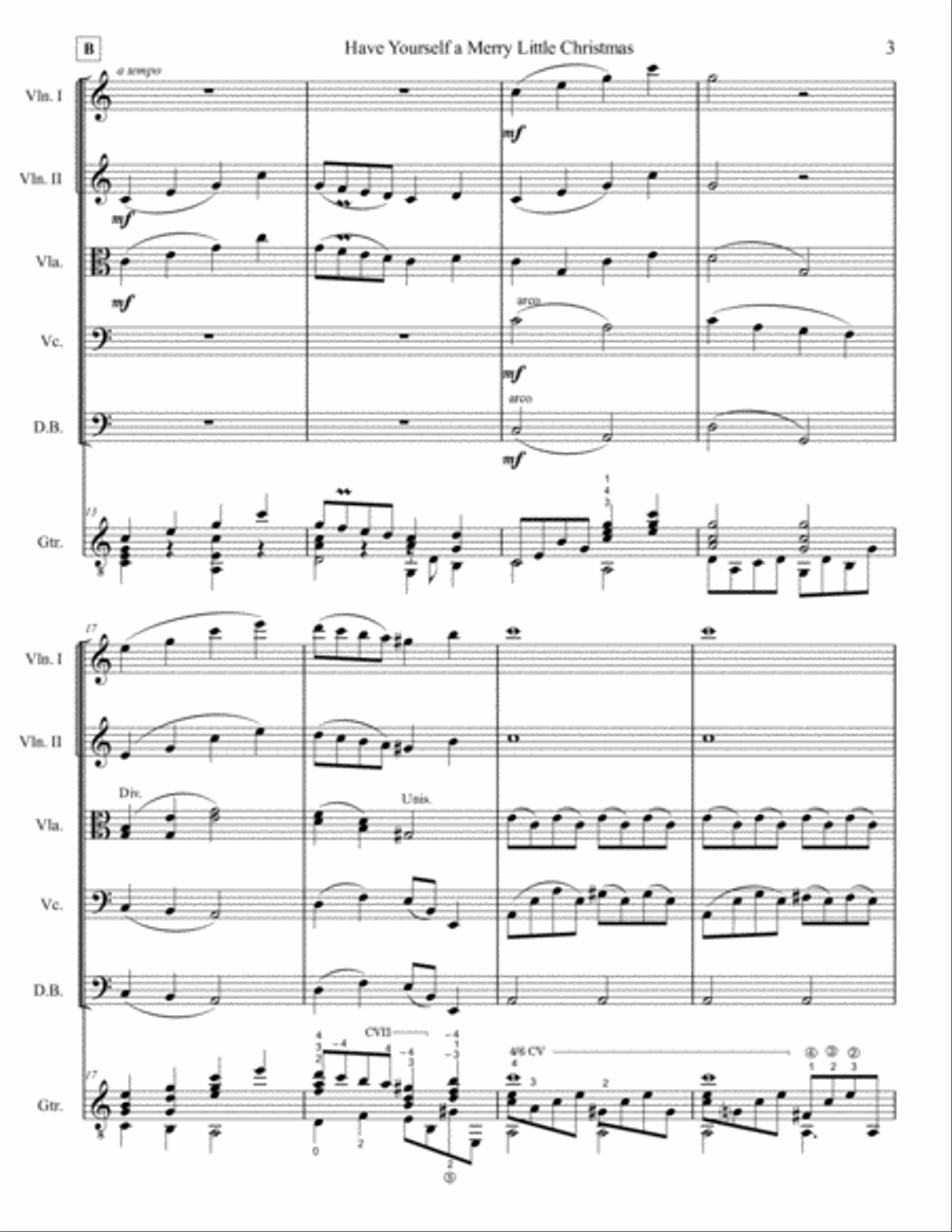 Have Yourself A Merry Little Christmas from MEET ME IN ST. LOUIS String Orchestra scores gallery preview page 4