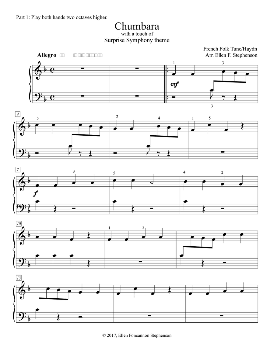 Chumbara (1P/6H) Chumbara (1P/6H) Piano Trio scores gallery preview page 2