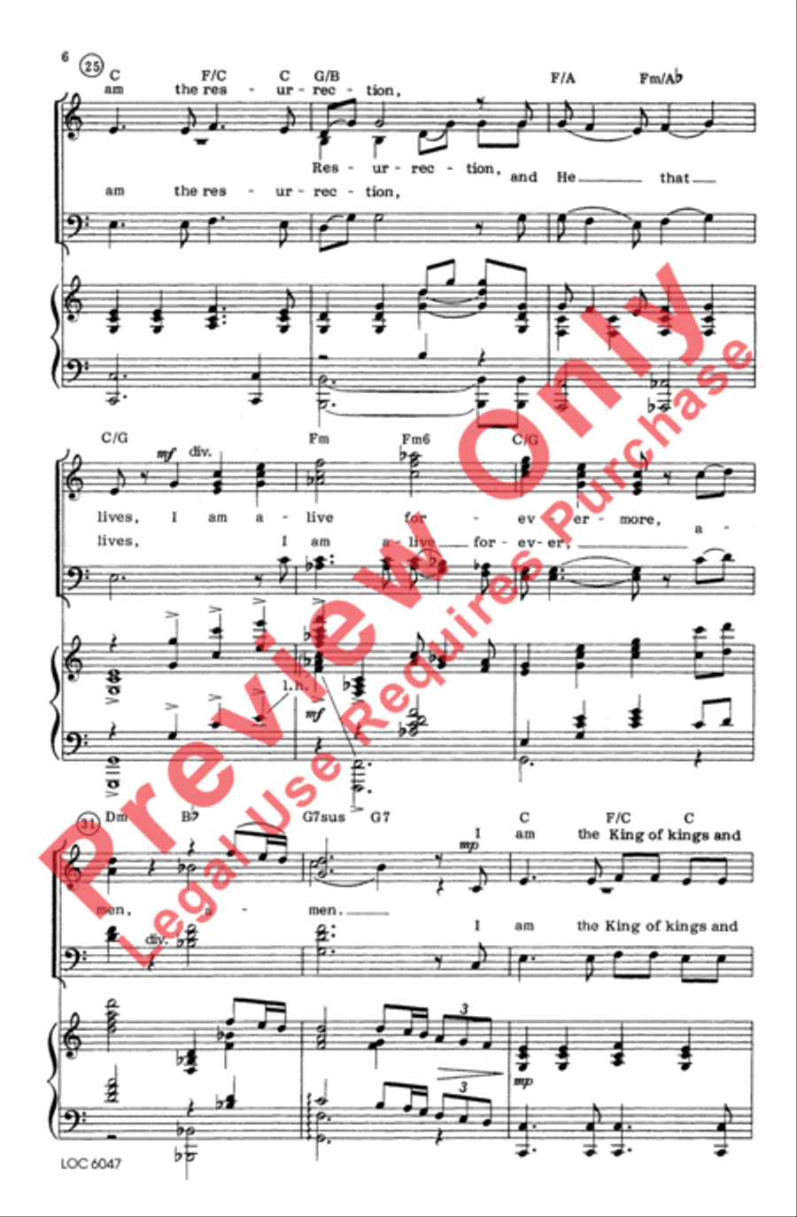 I Am 4-Part scores gallery preview page 5