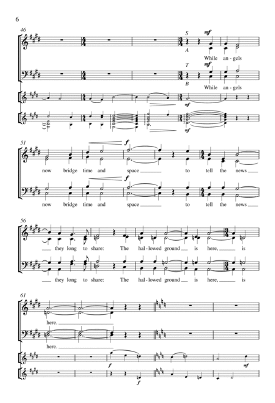 Tread Softly 4-Part scores gallery preview page 5