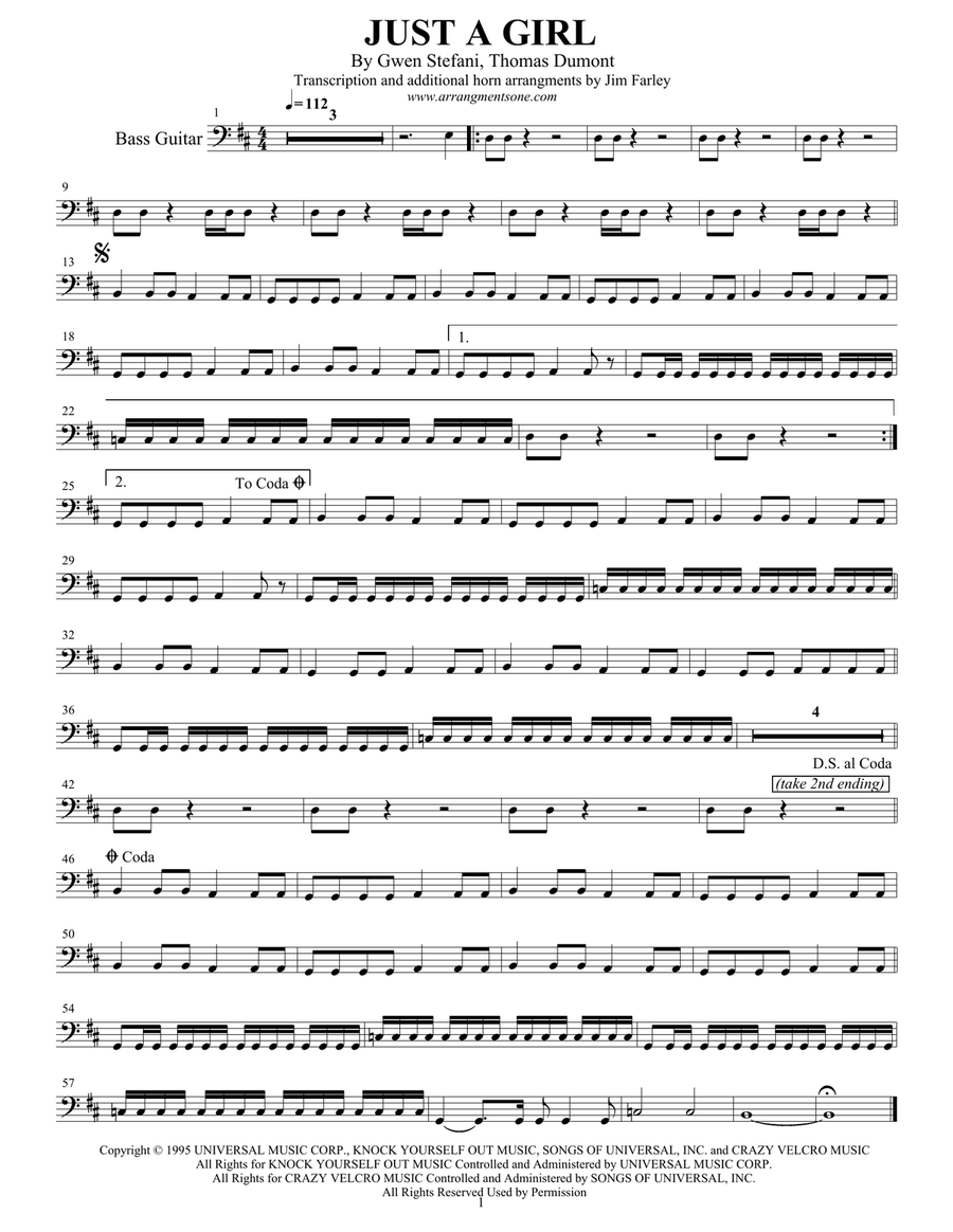 Just A Girl Small Ensemble scores gallery preview page 3
