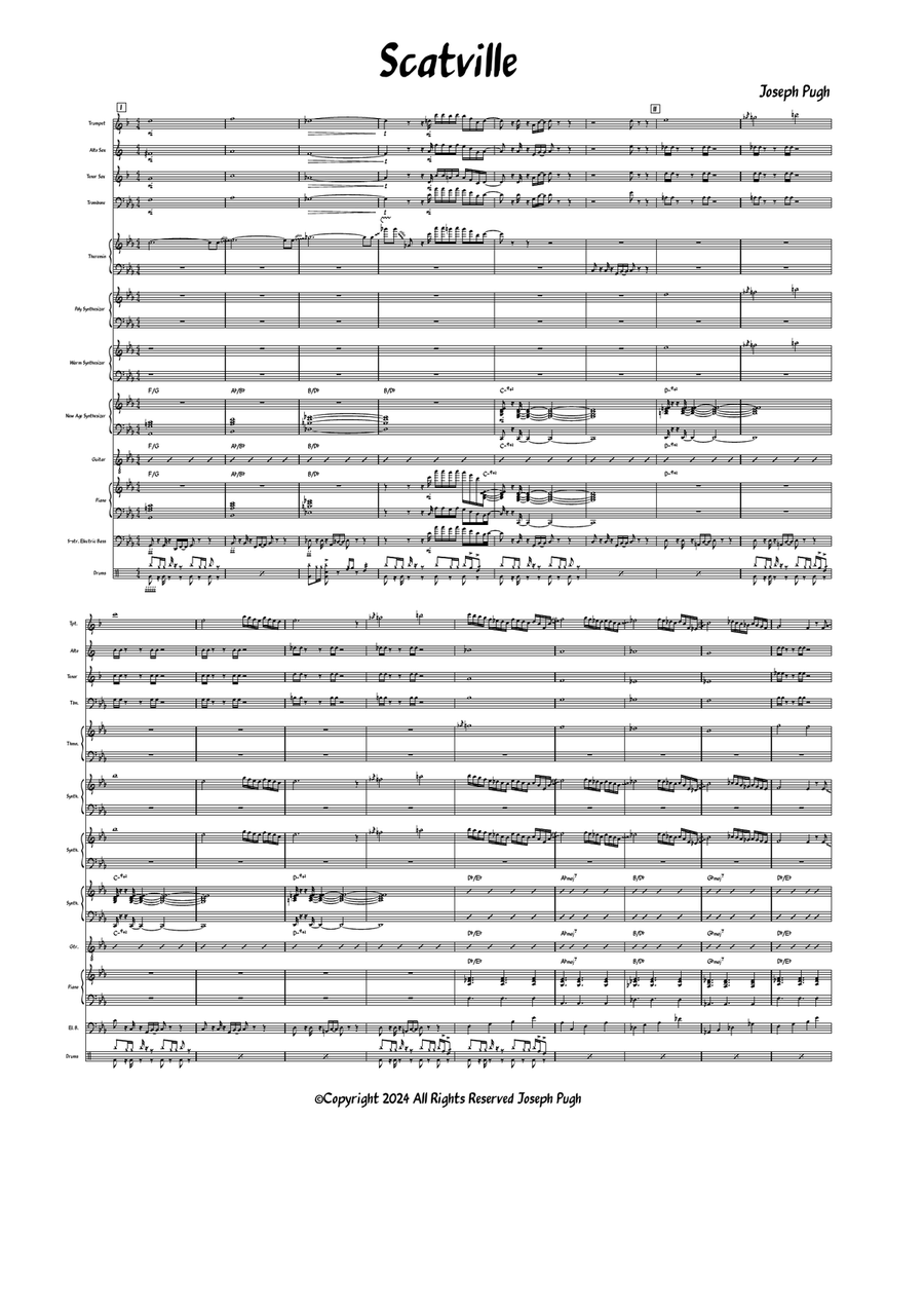 Scatville Jazz Ensemble scores gallery preview page 1