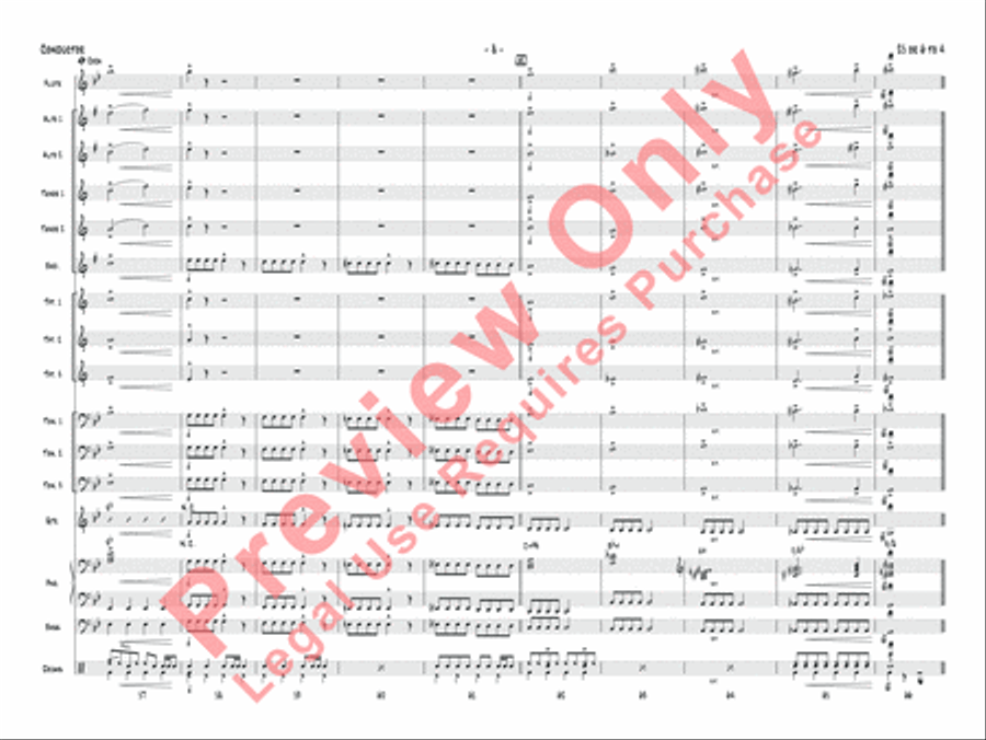 25 or 6 to 4 Jazz Ensemble scores gallery preview page 11