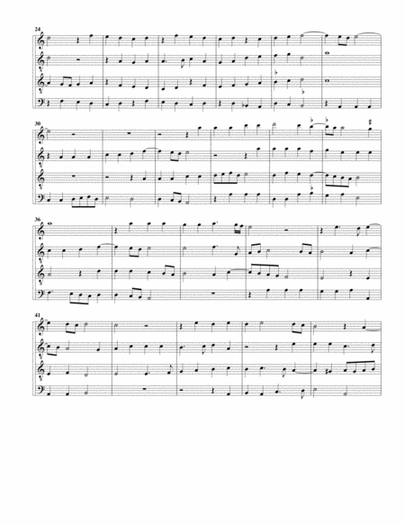 Schanson (=Chanson) (arrangement for 4 recorders)