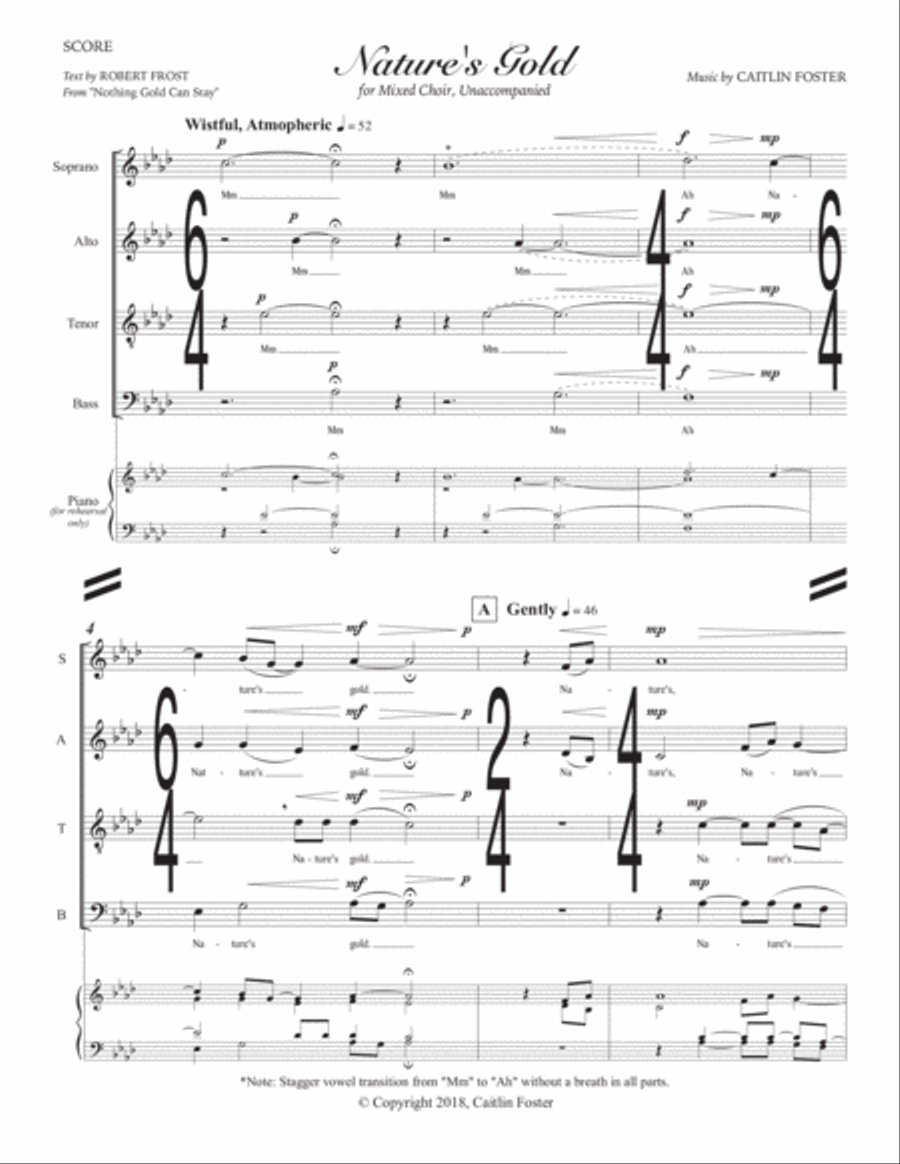 Nature's Gold 4-Part scores gallery preview page 4