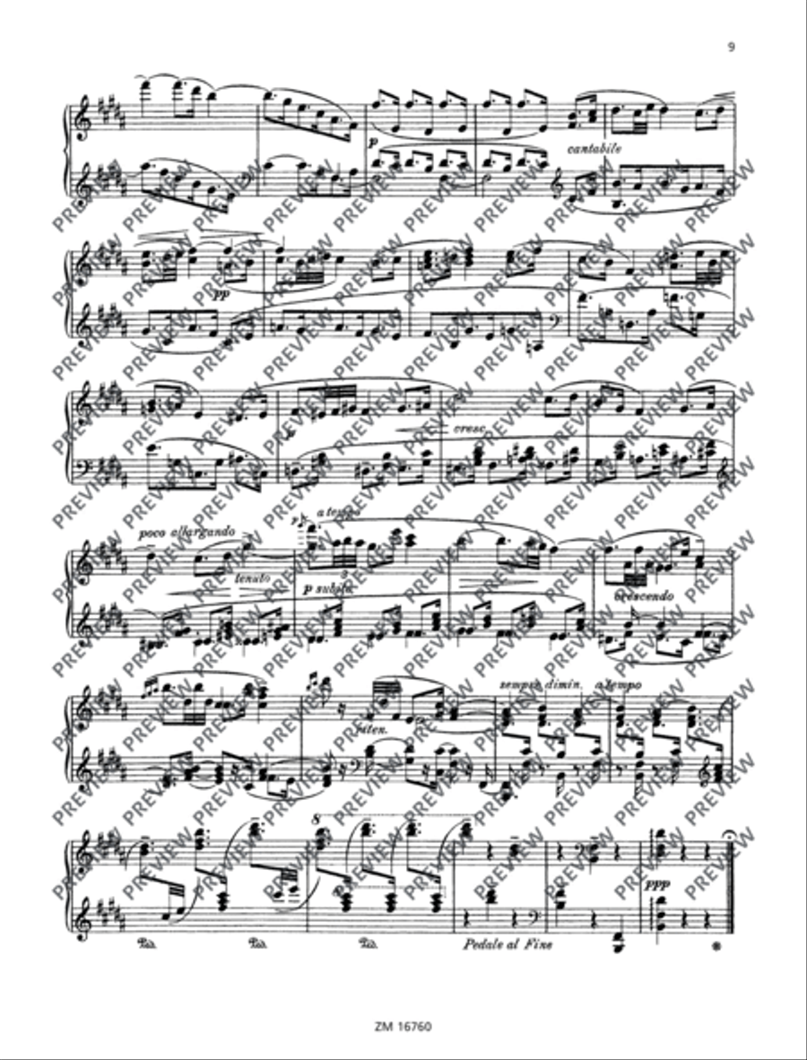 Romantic Sketches Piano Solo scores gallery preview page 10