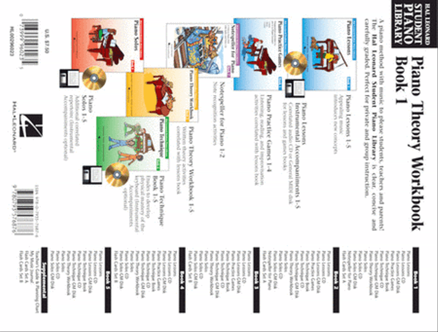 Piano Theory Workbook Book 1 Piano Method scores gallery preview page 6