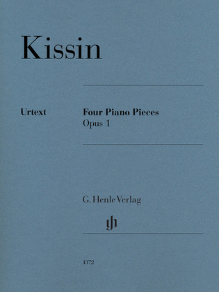 Book cover for 4 Piano Pieces Op. 1