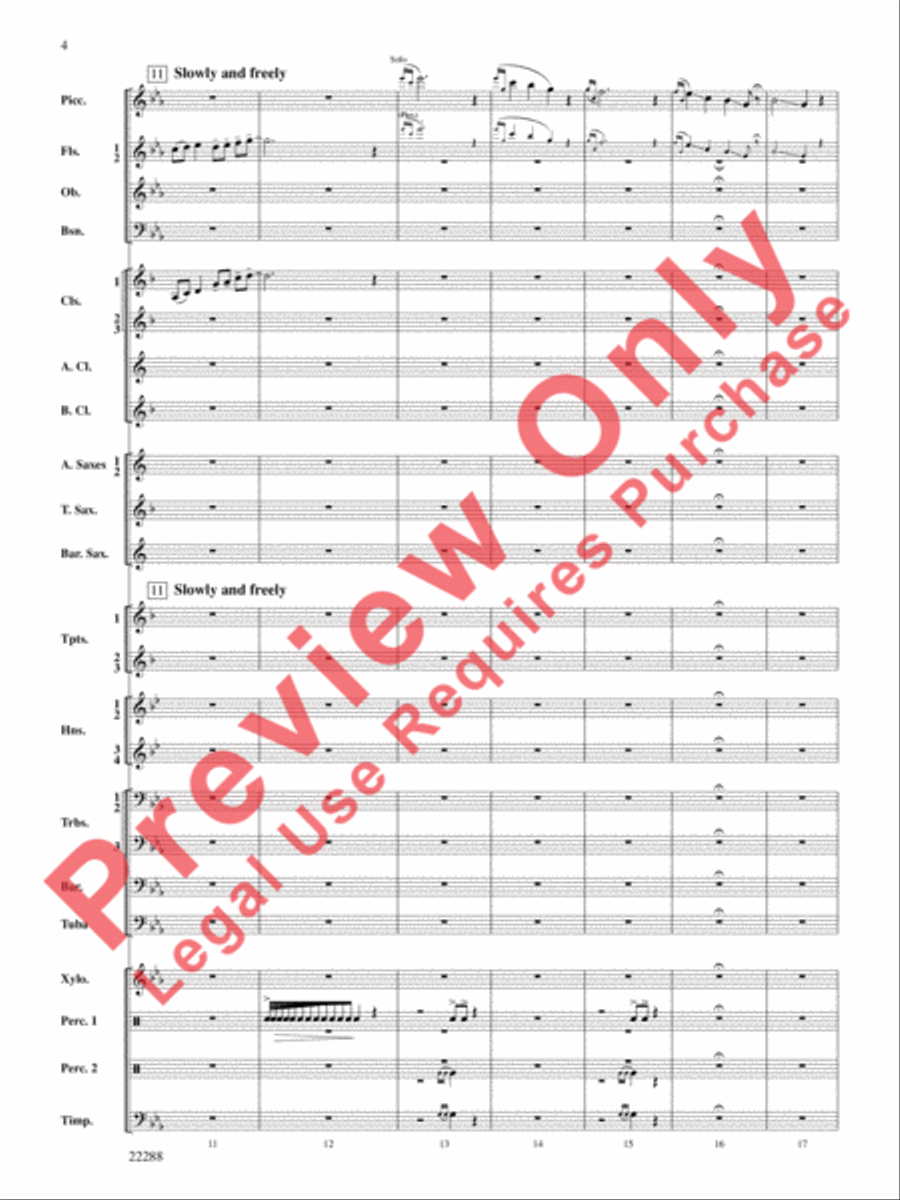 Mandjiani Mandjiani Concert Band scores gallery preview page 5