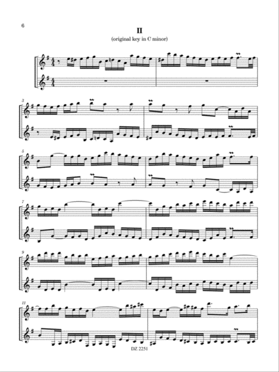 15 inventions Classical Guitar scores gallery preview page 6