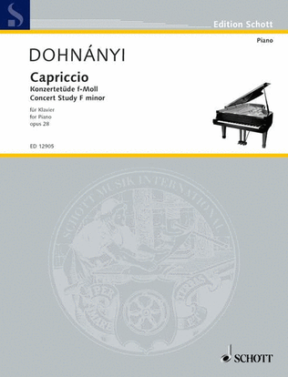 Book cover for Dohnanyi Capriccio Op28 S.pft
