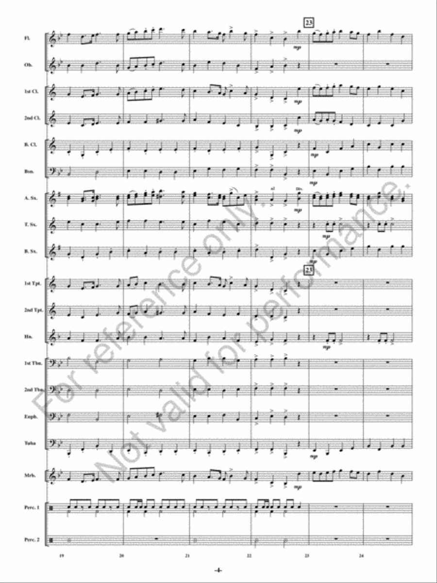 Spirit Of '44 Concert Band scores gallery preview page 5