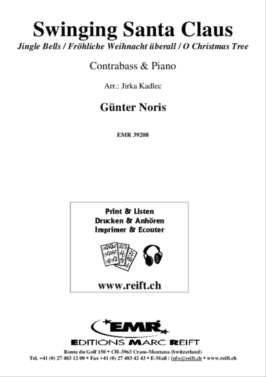 Swinging Santa Claus Swinging Santa Claus Double Bass scores gallery preview page 2