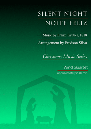 Book cover for Silent Night for Wind Quartet