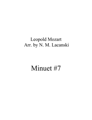 Book cover for Minuet #7