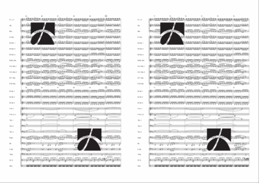 Sinfonia per un Addio Concert Band scores gallery preview page 6