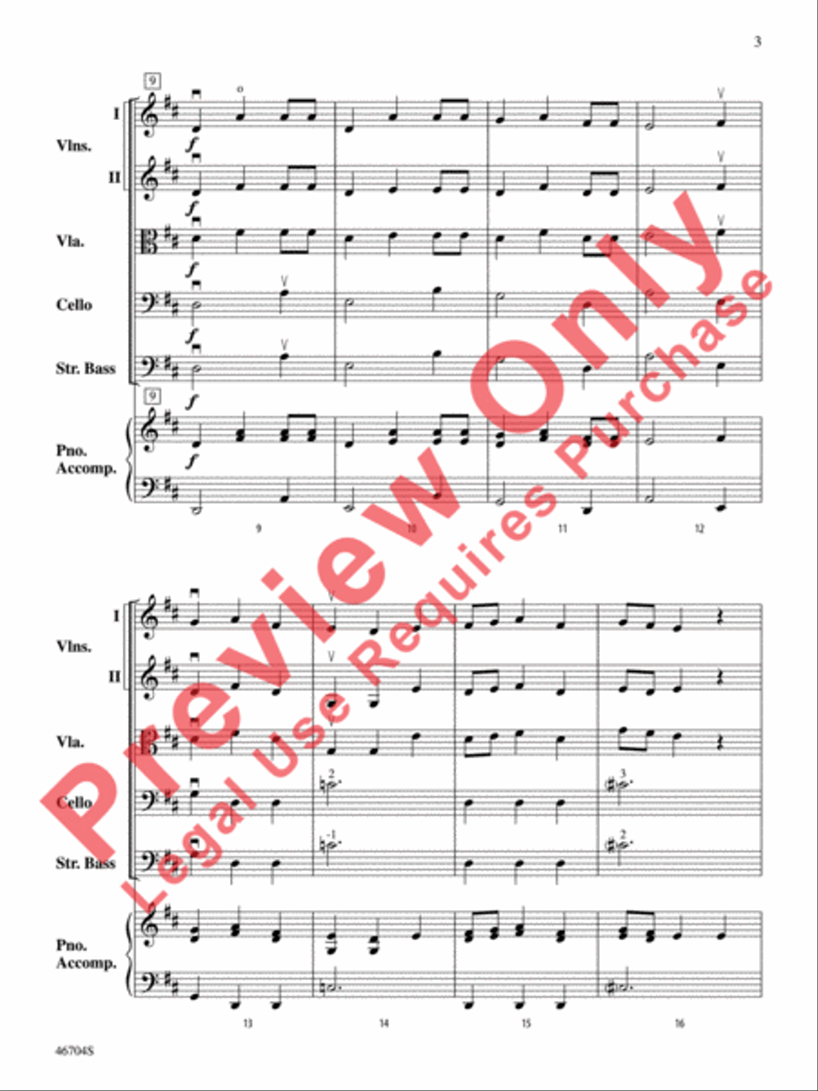 Carousel String Orchestra scores gallery preview page 4