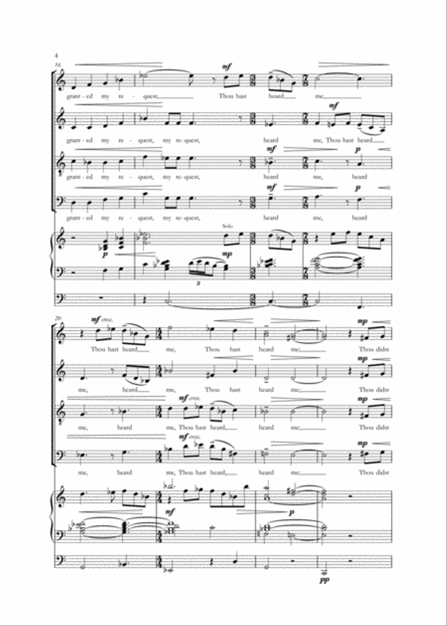 King of Glory, King of Peace 4-Part scores gallery preview page 4