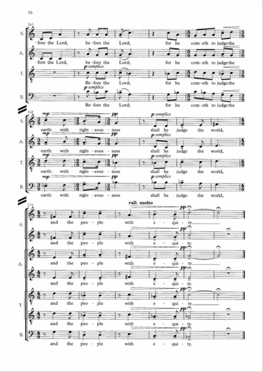 O Sing Unto the Lord Women's Choir scores gallery preview page 4