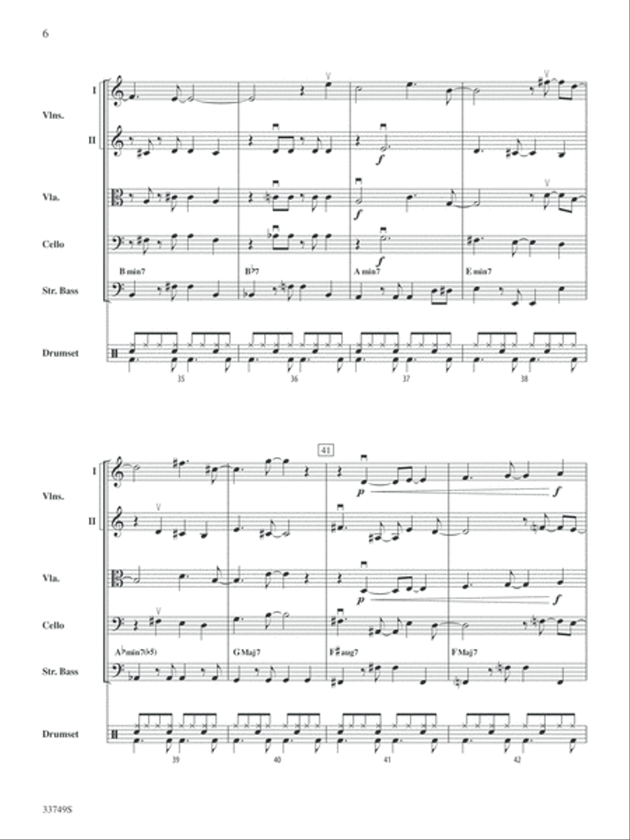 Molecules and Stars: Score String Orchestra scores gallery preview page 6