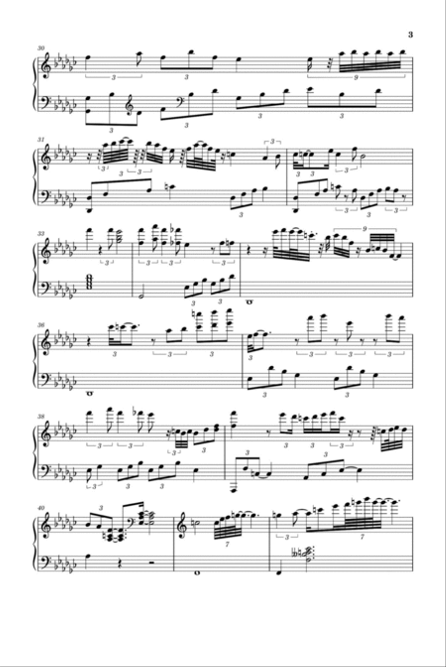 Ylang Ylang Ep Piano Solo scores gallery preview page 3