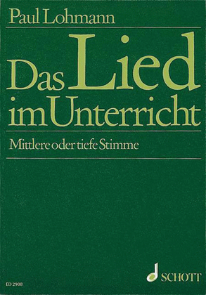 Book cover for Das Lied im Unterricht - Volume 2