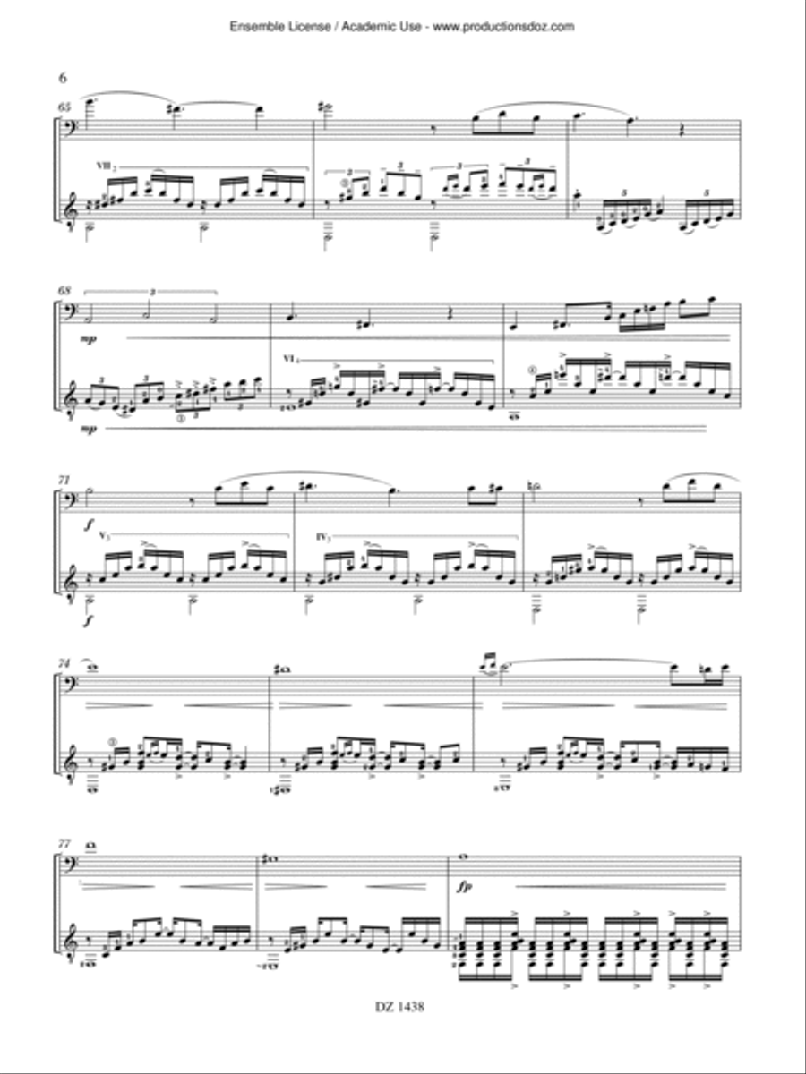 Concertino del Mago Concertino del Mago Trombone scores gallery preview page 6