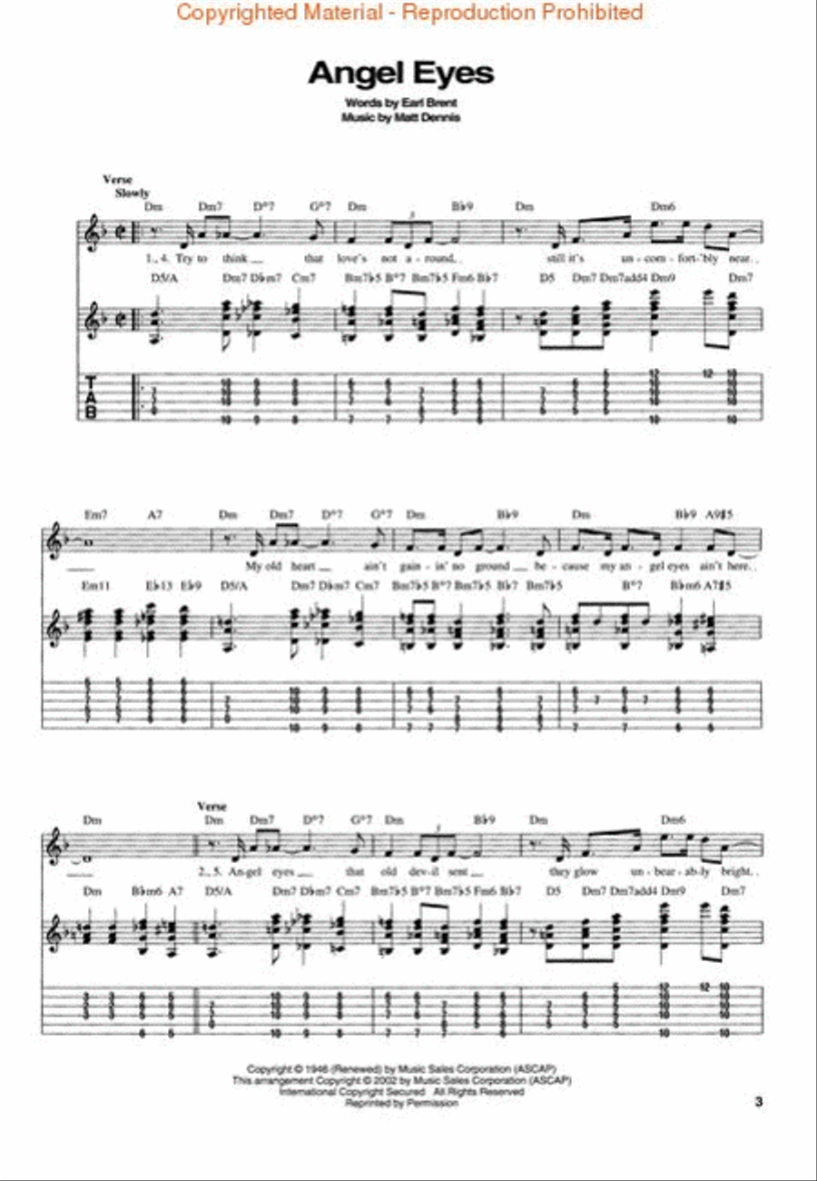 Jazz Favorites for Solo Guitar Electric Guitar scores gallery preview page 2