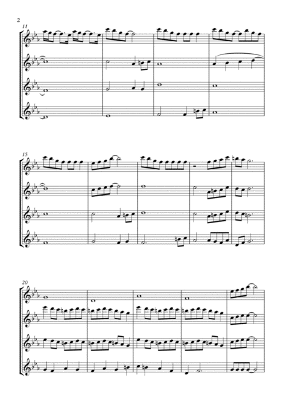 Bagdad Woodwind Quartet scores gallery preview page 2