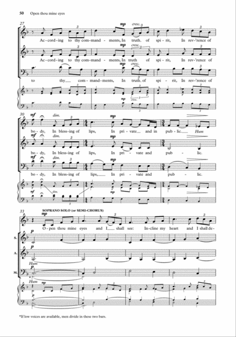 John Rutter Anthems for SA Men SA scores gallery preview page 48