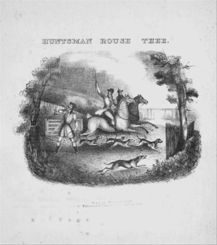 Huntsman Rouse Thee, Hark the Horn. A Hunting Cavatina Horn scores gallery preview page 1
