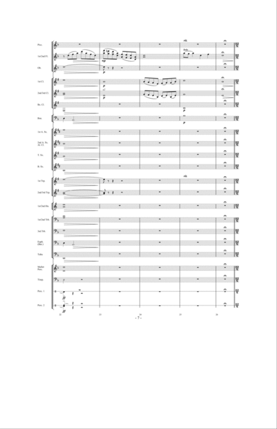Apollo: Myth and Legend Concert Band scores gallery preview page 6