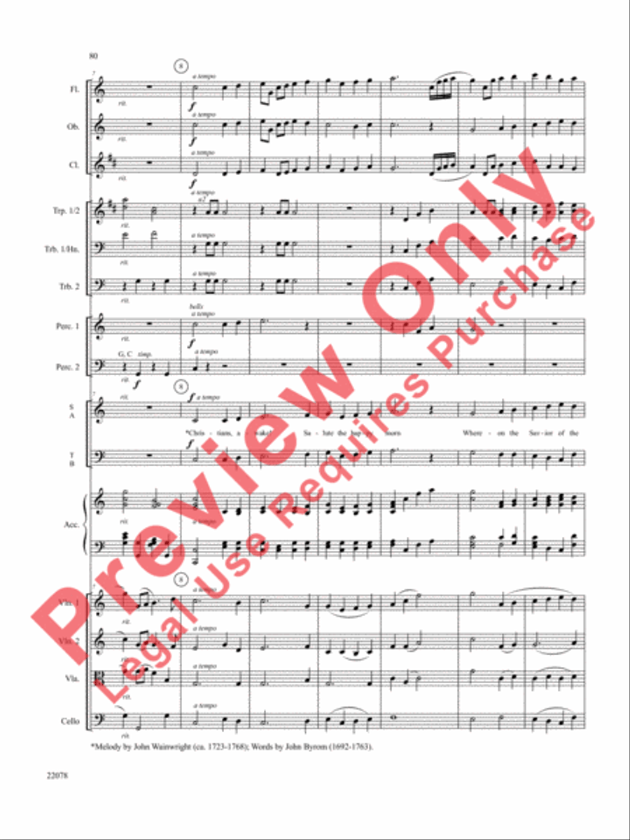A Christmas Carol (Instrumental Parts) Choir scores gallery preview page 81