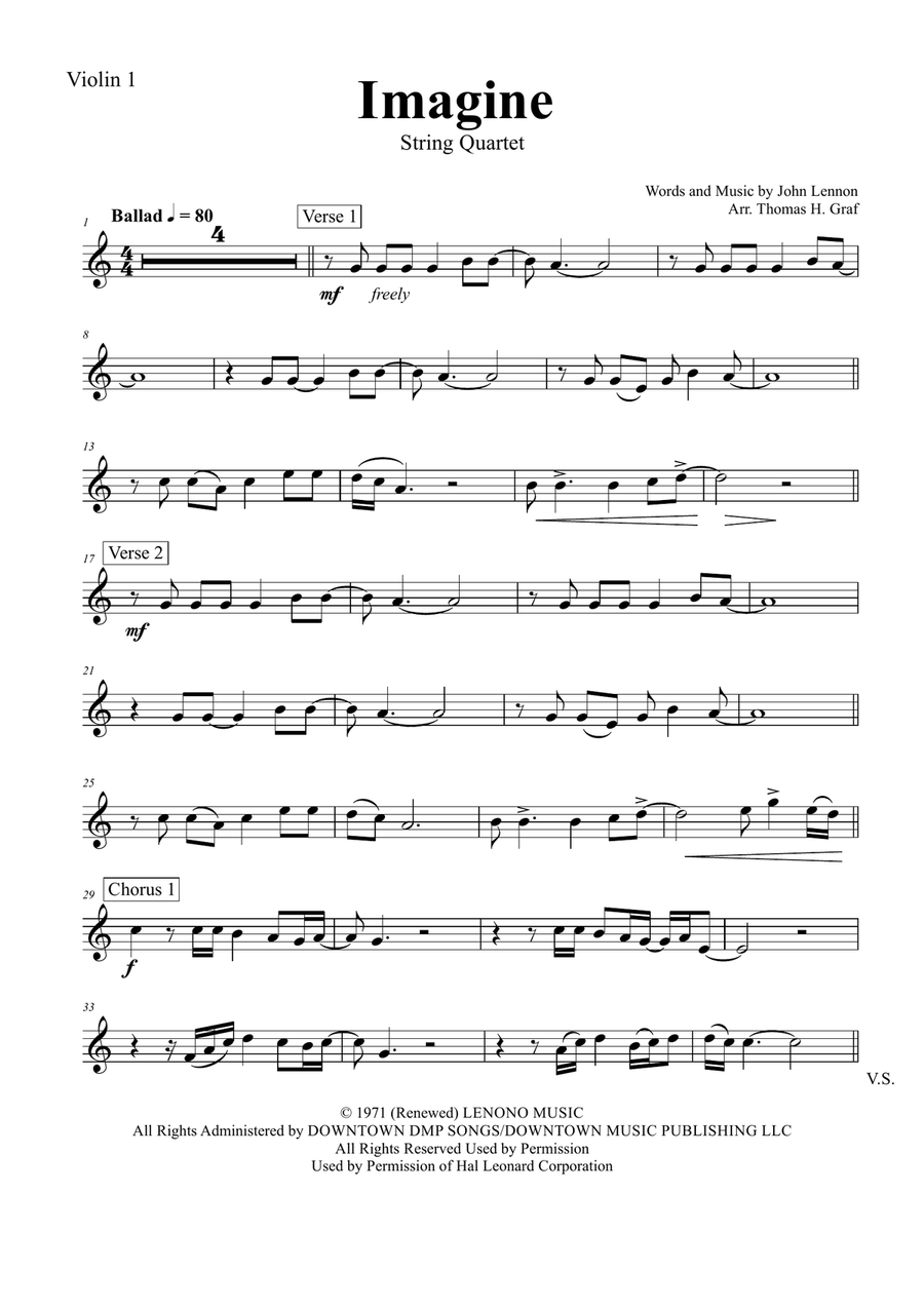 Imagine String Quartet scores gallery preview page 3