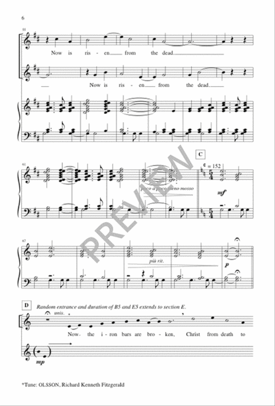 Alleluia! Alleluia! Hearts and Voices Heavenward Raise SA scores gallery preview page 5