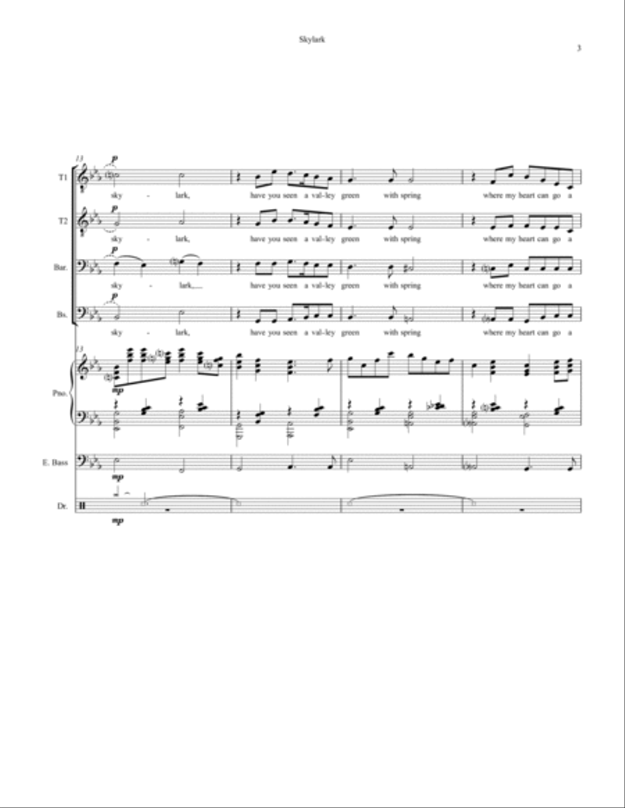 Skylark Small Ensemble scores gallery preview page 3