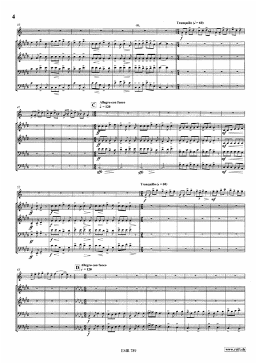 4 + 1 4 + 1 Trombone scores gallery preview page 4