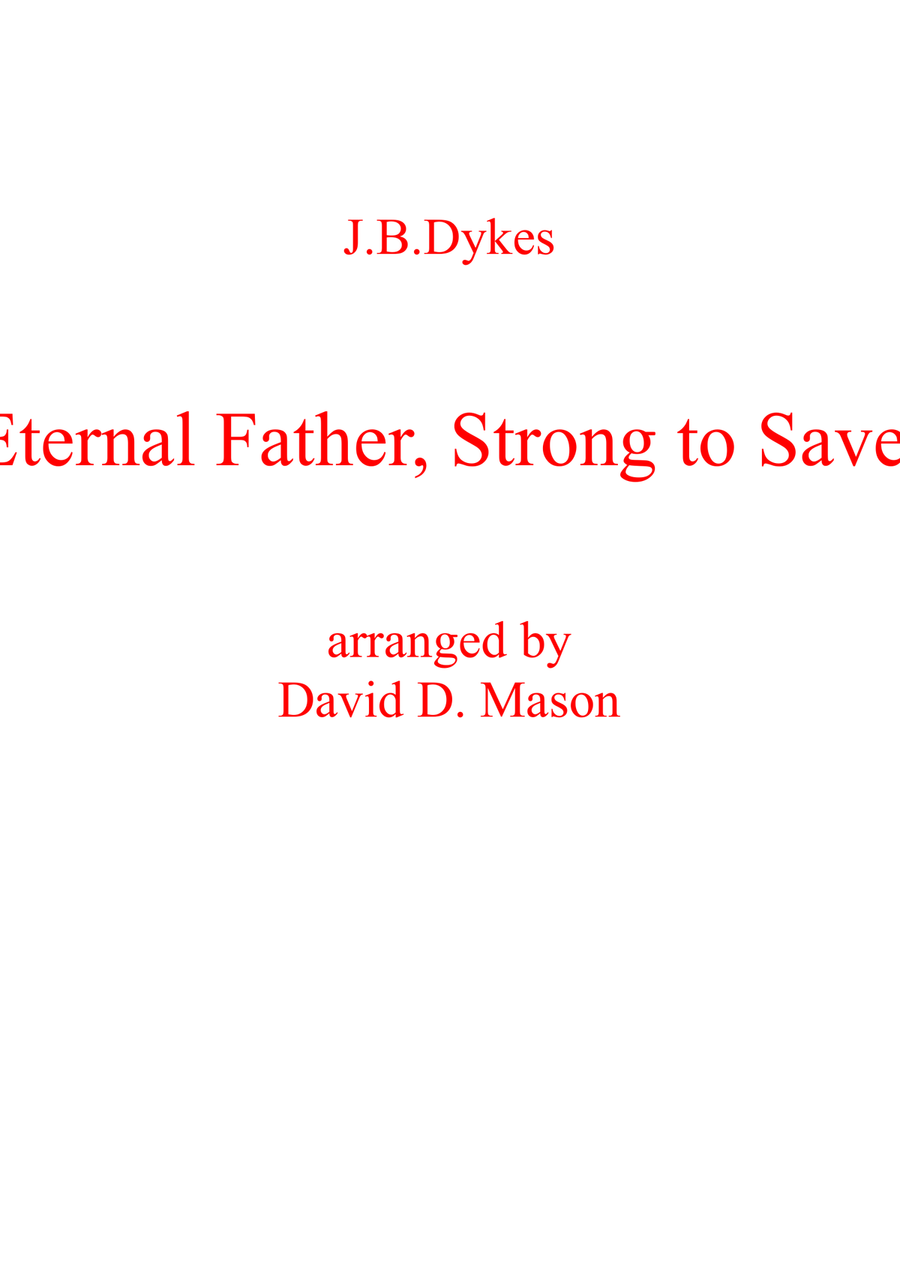 Eternal Father, Strong to Save Woodwind Ensemble scores gallery preview page 1