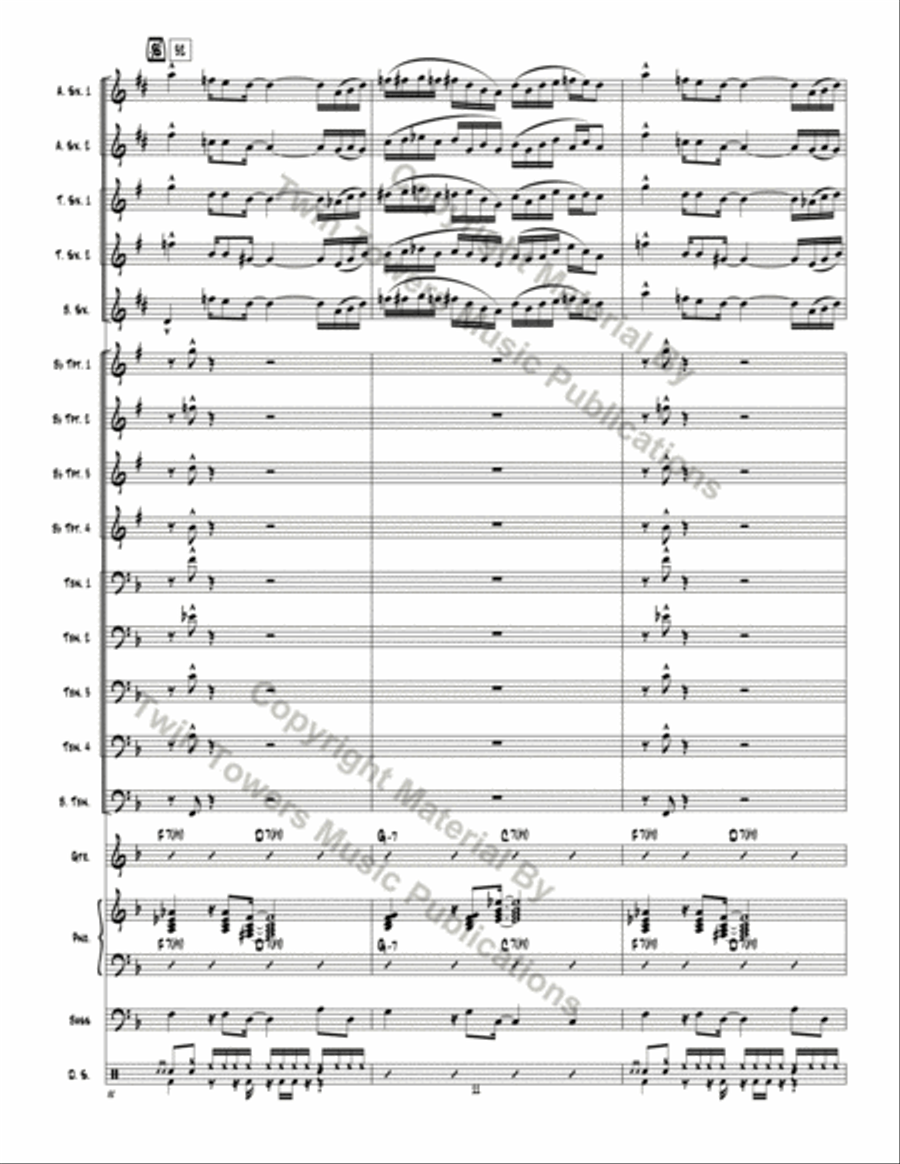 Don't Mess Around Don't Mess Around Jazz Ensemble scores gallery preview page 12