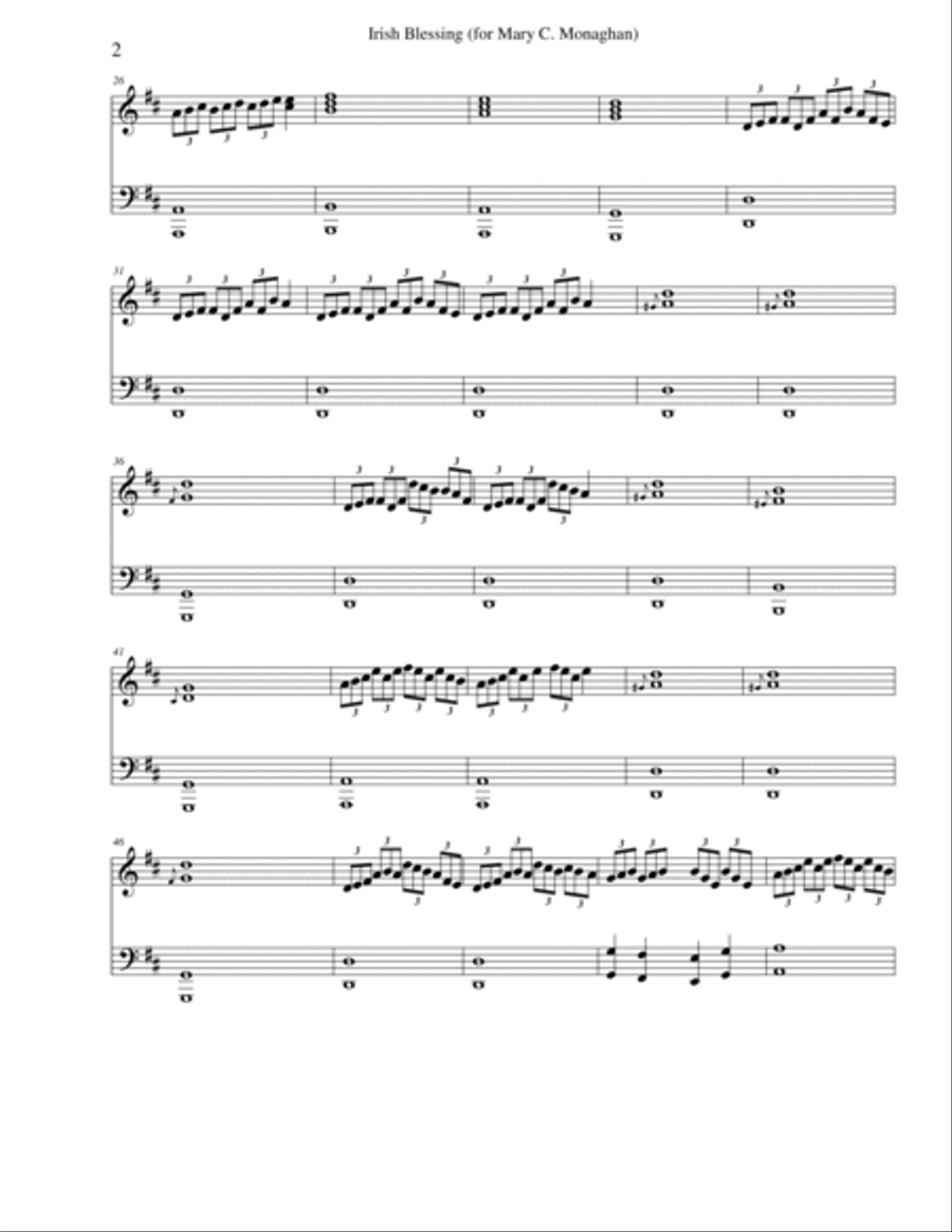 Irish Blessing Choir scores gallery preview page 2