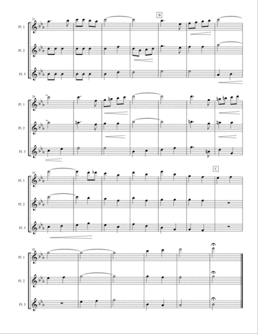 Do-Re-Mi Woodwind Trio scores gallery preview page 3