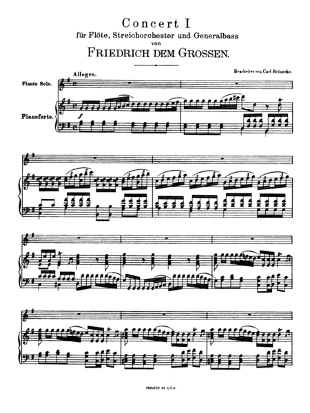 Great: Four Concertos for Flute and Piano