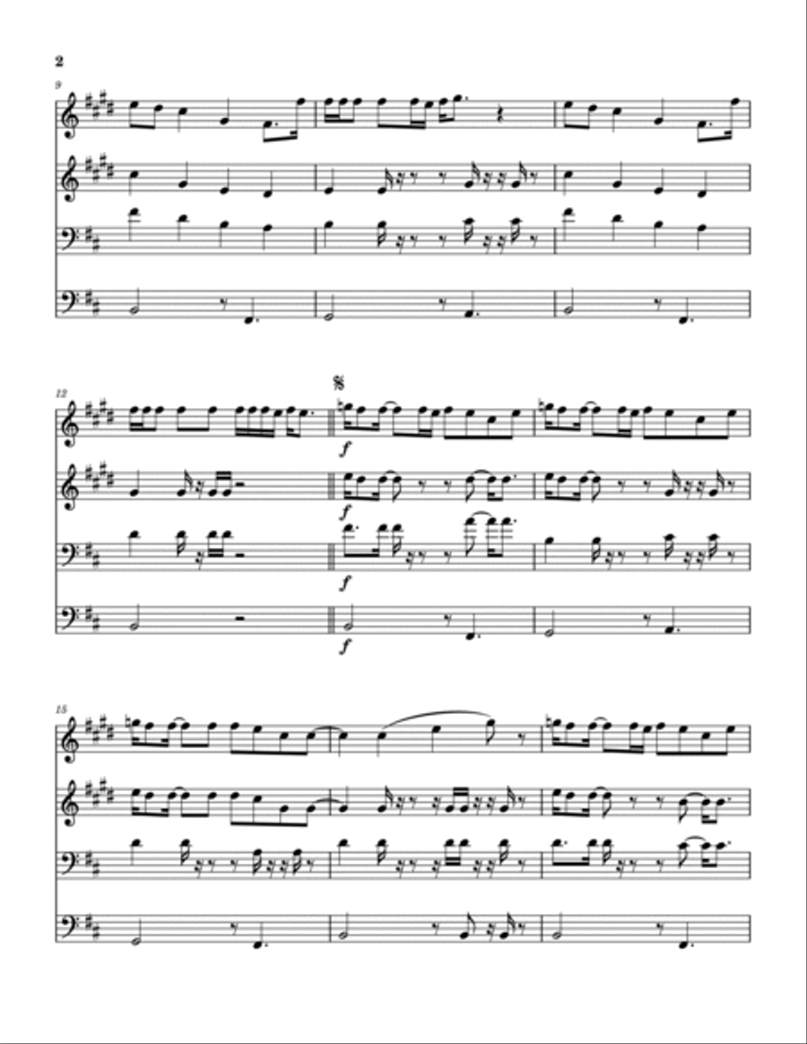 Deeper Waters Deeper Waters Brass Quartet scores gallery preview page 3
