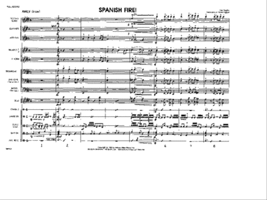 Spanish Fire! Marching Band scores gallery preview page 2