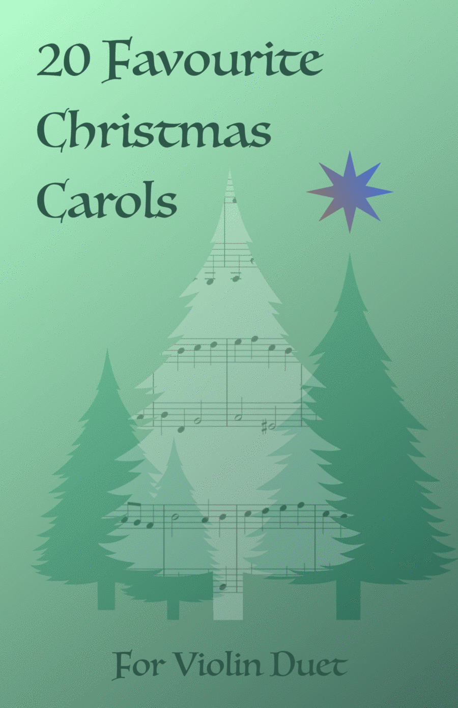 20 Favourite Christmas Carols for Violin Duet String Duet scores gallery preview page 1
