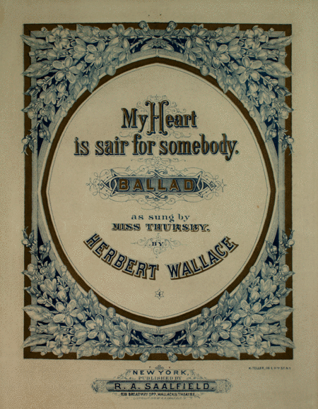 My Heart is Sair for Somebody. Ballad