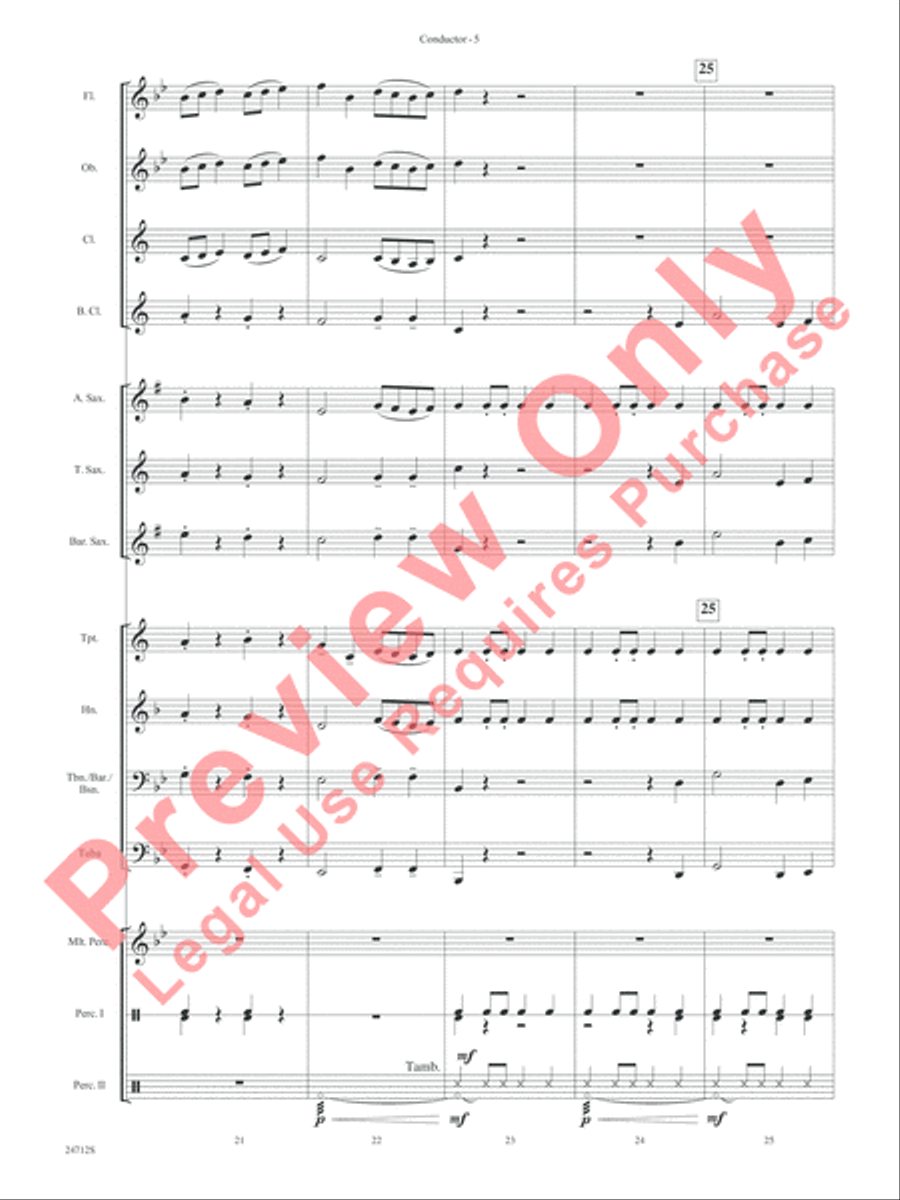 Chrysalis Concert Band scores gallery preview page 8